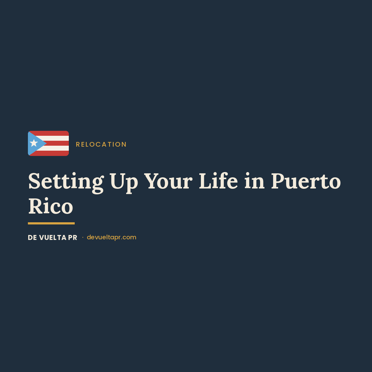 Setting Up Your Life in Puerto Rico: License, Banking, Utilities, and the Gestor (2026)